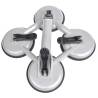 ProPlus Vacuum Lifter - 4 Suction Cups Aluminium Silver