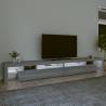 Stylish Grey Sonoma TV Cabinet with RGB LED Lights | HipoMarket