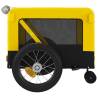 Pet Bike Trailer - Yellow & Black Oxford Fabric & Iron