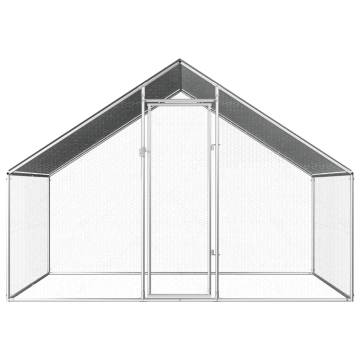 Outdoor Chicken Cage 2.75x2x1.92 m - Durable Galvanised Steel