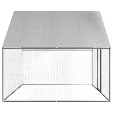 Outdoor Chicken Cage 2.75x2x1.92 m - Durable Galvanised Steel