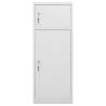 Saddle Cabinet Light Grey 53x53x140 cm - Durable Steel Storage