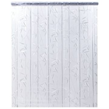 Frosted Bamboo Window Film 45x500 cm - Privacy & Style