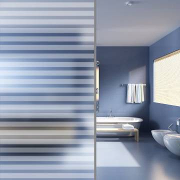 Frosted Stripes Window Films - Privacy & Style | HipoMarket