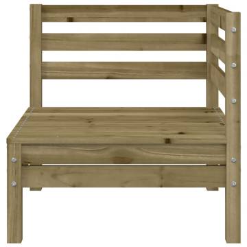 Garden Sofas Corner - 2 pcs Impregnated Wood Pine | Hipomarket