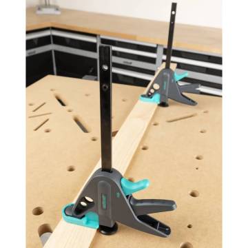 wolfcraft Work Table Clamp PRO 65-150-W - Black & Green