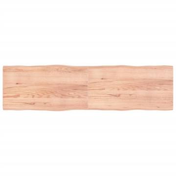 Light Brown Solid Wood Table Top - 220x60 cm | Hipo Market