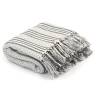 Throw Cotton Stripes 125x150 cm Grey and White Colour grey and white Size 125 x 150 cm Quantity in Package 1 