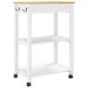 Kitchen Trolley MONZA - Solid Wood Pine 60x40x90 cm