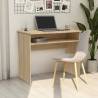 Desk Sonoma Oak 90x50x74 cm Engineered Wood Colour sonoma oak 