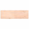 Table Top 160x50 cm Untreated Solid Wood Live Edge - HipoMarket