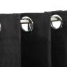 Linen-Look Blackout Curtains Anthracite 140x245cm - 2 pcs