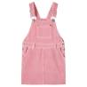 Kids' Overall Dress Corduroy Light Pink Size 128 | HipoMarket