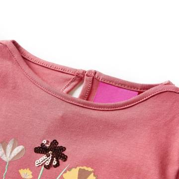 Kids' Long Sleeve T-Shirt - Old Pink - Age 7-8 | HipoMarket