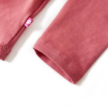 Kids' Long Sleeve T-Shirt - Old Pink - Age 7-8 | HipoMarket