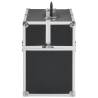 Stylish Black Aluminium Make-up Case 38x23x34 cm | HipoMarket