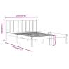 Solid Wood Pine Bed Frame 120x200 cm - Hipomarket