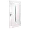 Front Door White 98x200 cm PVC - Elegant & Secure | Hipomarket