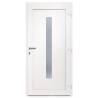 Front Door White 98x200 cm PVC - Elegant & Secure | Hipomarket