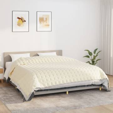 Weighted Blanket Light Cream 235x290 cm | Sleep Aid - HipoMarket