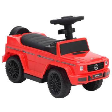 Push Walk Car Mercedes-Benz G63 Red - Fun for Kids