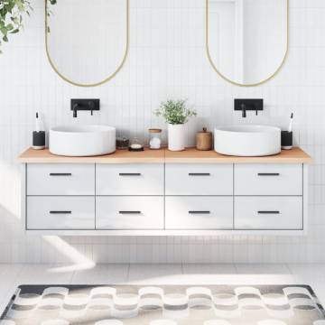 Bathroom Countertop 180x30 cm | Solid Wood & Handmade Design