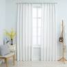 Off White Blackout Curtains with Hooks - 140x245 cm | HipoMarket