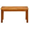 Garden Coffee Table - Solid Acacia Wood 70x40x36 cm