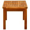 Garden Coffee Table - Solid Acacia Wood 70x40x36 cm