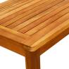 Garden Coffee Table - Solid Acacia Wood 70x40x36 cm