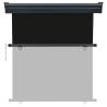 Balcony Side Awning 170x250 cm Black - Privacy & Protection