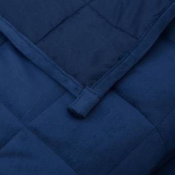 Weighted Blanket Blue 150x200 cm - 7 kg Comfort & Relaxation