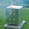 Nature Garden Incinerator - Galvanised Steel 46x46x65 cm