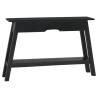 Console Table Black - Solid Mahogany Wood | Hipo Market