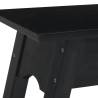 Console Table Black - Solid Mahogany Wood | Hipo Market