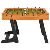 Folding Football Table 121x61 cm - Light Brown | HIPO Market