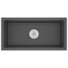 Handmade Black Stainless Steel Kitchen Sink - Modern Design