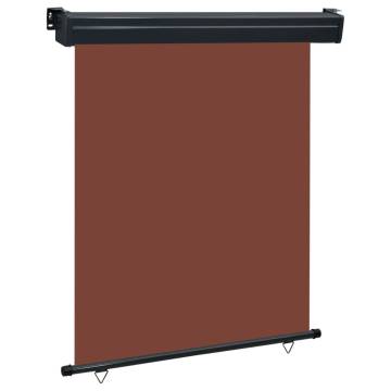 Balcony Side Awning 140x250 cm Brown - Privacy & Comfort