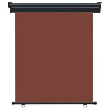 Balcony Side Awning 140x250 cm Brown - Privacy & Comfort