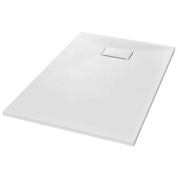 SMC Shower Base Tray White 120x70 cm - Modern Bathroom Solution