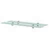 Floating Shelves 2 pcs Glass 70x20 cm 8 mm Colour transparent Size 70 x 20 cm Quantity in Package 2 Number of Pieces 1 