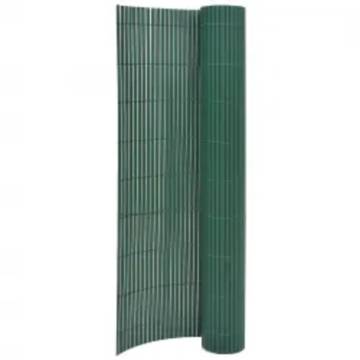 Double-Sided Garden Fence 110x500 cm Green - Hipomarket UK