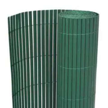 Double-Sided Garden Fence 110x500 cm Green - Hipomarket UK