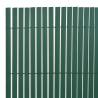 Double-Sided Garden Fence 110x500 cm Green - Hipomarket UK