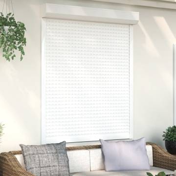 Roller Shutter Aluminium 120x150 cm White | Hipomarket UK