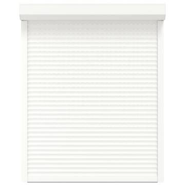 Roller Shutter Aluminium 120x150 cm White | Hipomarket UK