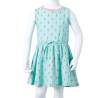 Kids' Dress with Drawstring - Light Mint (Size 116) | HipoMarket