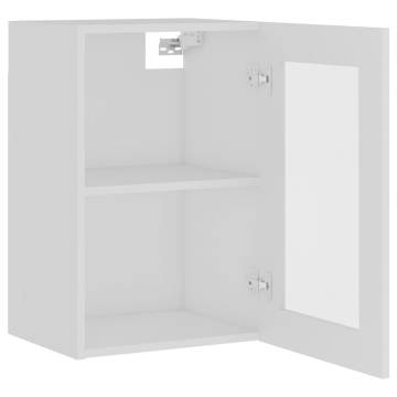 Hanging Glass Cabinet White 40x31x60 cm | Hipomarket