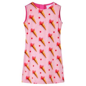 Kids' Bright Pink Dress - Stylish & Comfortable Wear