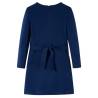 Kids' Navy Dress with Long Sleeves - Stylish & Comfortable